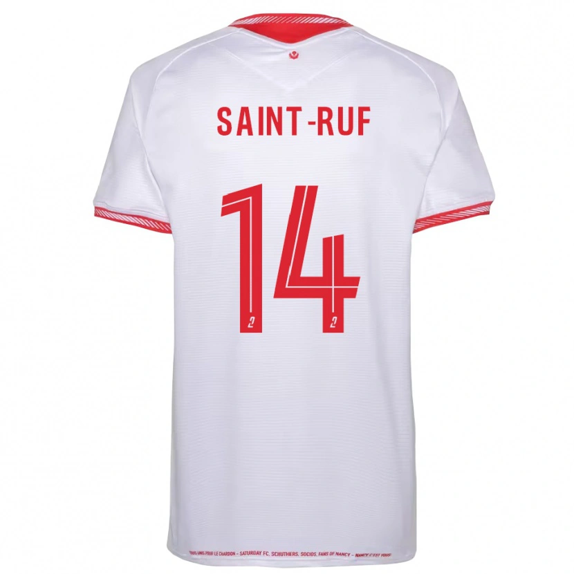 Danxen Herren Nicolas Saint-Ruf #14 Schwarz Rot Auswärtstrikot Trikot 2025/26 T-Shirt