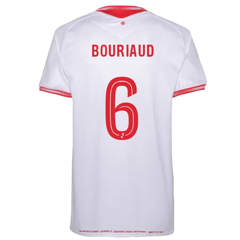 Danxen Herren Teddy Bouriaud #6 Schwarz Rot Auswärtstrikot Trikot 2025/26 T-Shirt