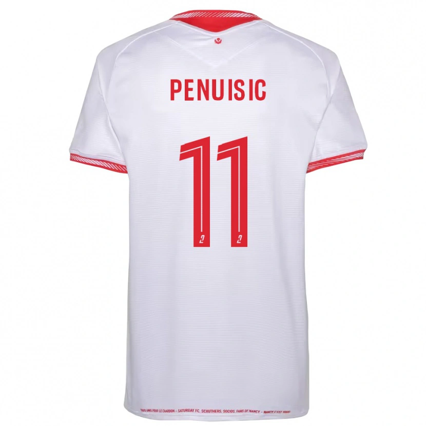 Danxen Herren Alvin Pénuisic #11 Schwarz Rot Auswärtstrikot Trikot 2025/26 T-Shirt