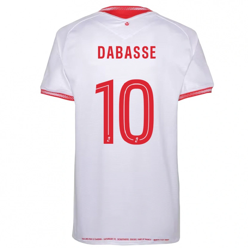 Danxen Herren Adrian Dabasse #10 Schwarz Rot Auswärtstrikot Trikot 2025/26 T-Shirt