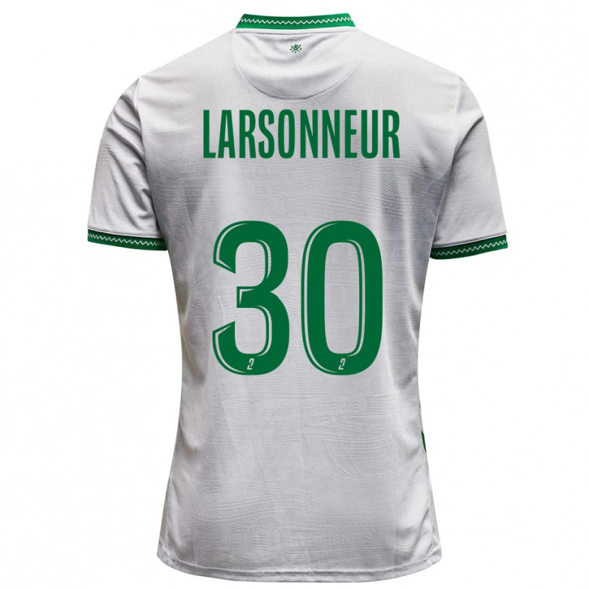 Danxen Herren Gautier Larsonneur #30 Weiß Grün Auswärtstrikot Trikot 2025/26 T-Shirt