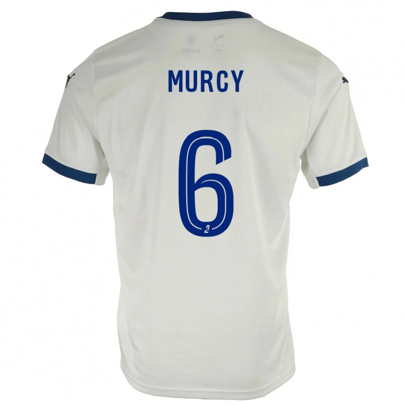 Danxen Herren Roman Murcy #6 Weiß Blau Auswärtstrikot Trikot 2025/26 T-Shirt