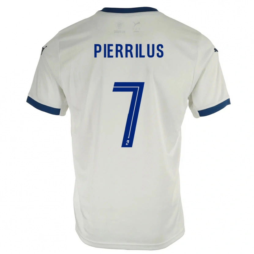 Danxen Herren Wylan Pierrilus #7 Weiß Blau Auswärtstrikot Trikot 2025/26 T-Shirt