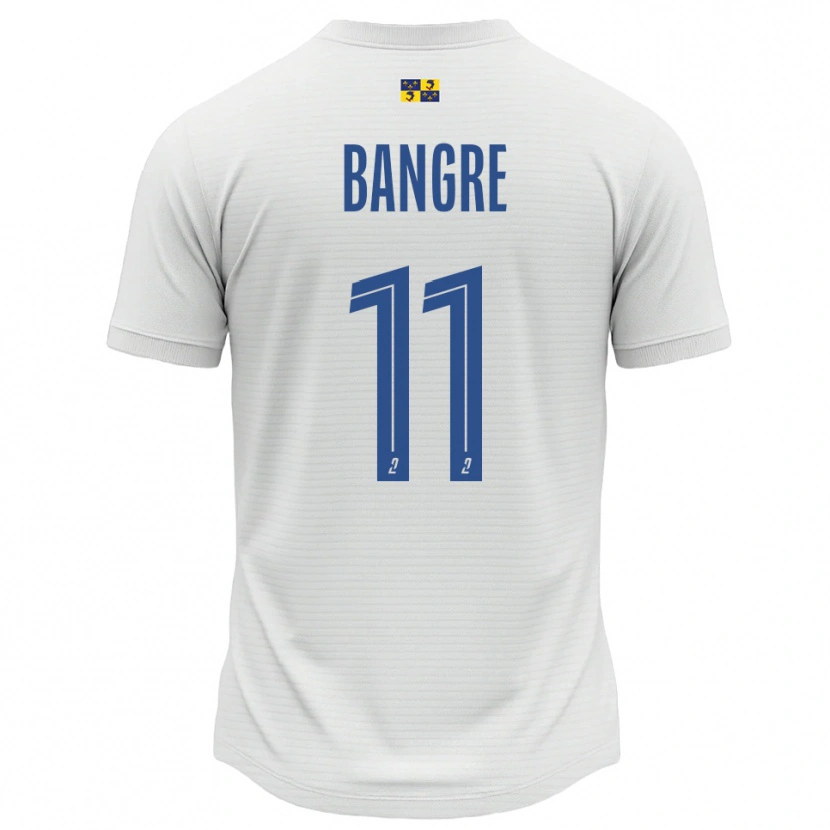 Danxen Herren Mamady Bangré #11 Weiß Blau Auswärtstrikot Trikot 2025/26 T-Shirt