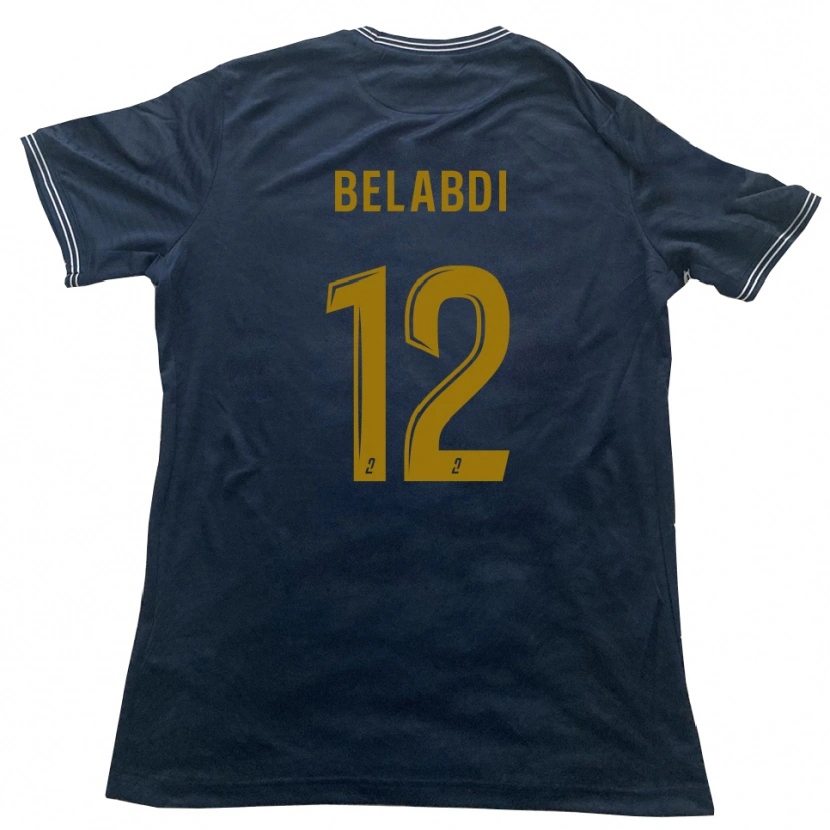 Danxen Herren Tao Belabdi #12 Marine Gold Auswärtstrikot Trikot 2025/26 T-Shirt