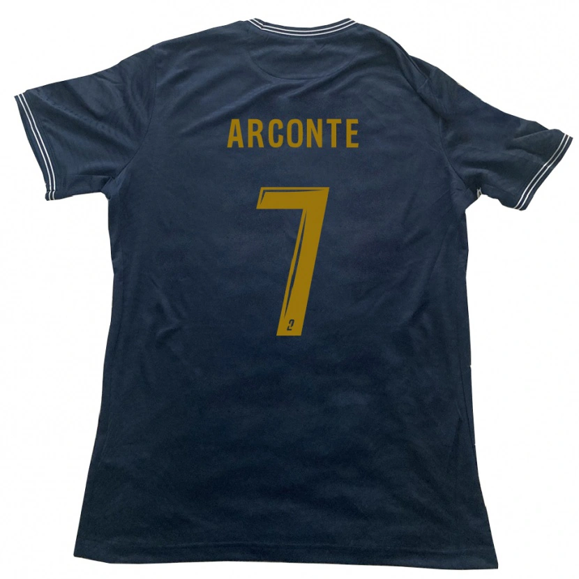 Danxen Herren Taïryk Arconte #7 Marine Gold Auswärtstrikot Trikot 2025/26 T-Shirt