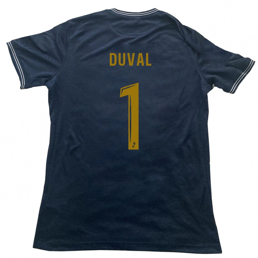 Danxen Herren Matis Duval #1 Marine Gold Auswärtstrikot Trikot 2025/26 T-Shirt