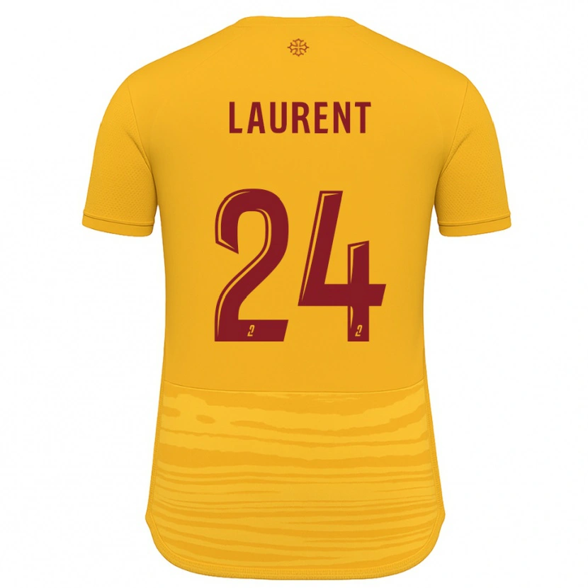 Danxen Herren Loni Laurent #24 Orange Burgunder Auswärtstrikot Trikot 2025/26 T-Shirt