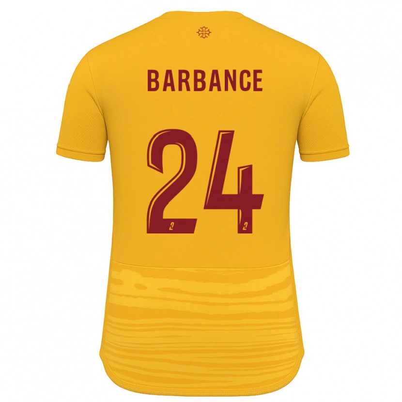 Danxen Herren Solène Barbance #24 Orange Burgunder Auswärtstrikot Trikot 2025/26 T-Shirt