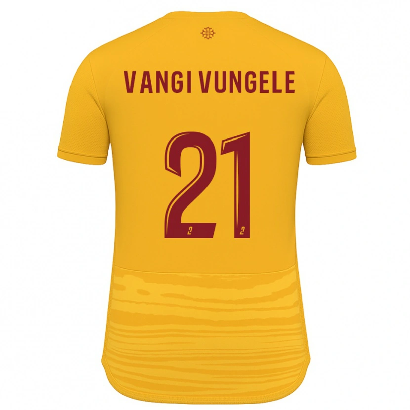 Danxen Herren Dylan Vangi #21 Orange Burgunder Auswärtstrikot Trikot 2025/26 T-Shirt