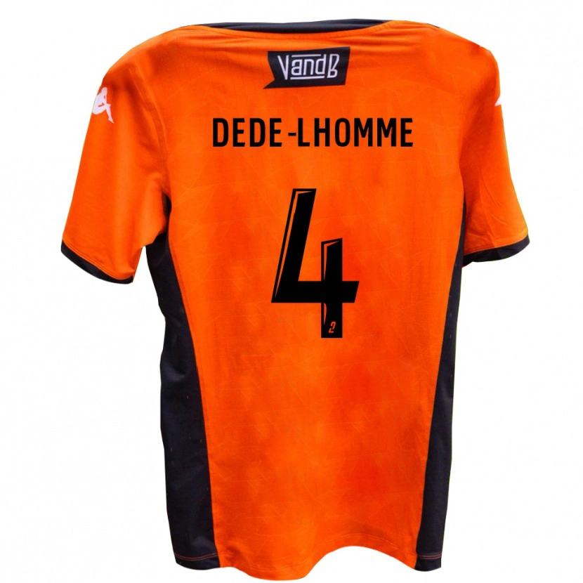 Danxen Herren Noah Dede-Lhomme #4 Weiß Schwarz Auswärtstrikot Trikot 2025/26 T-Shirt
