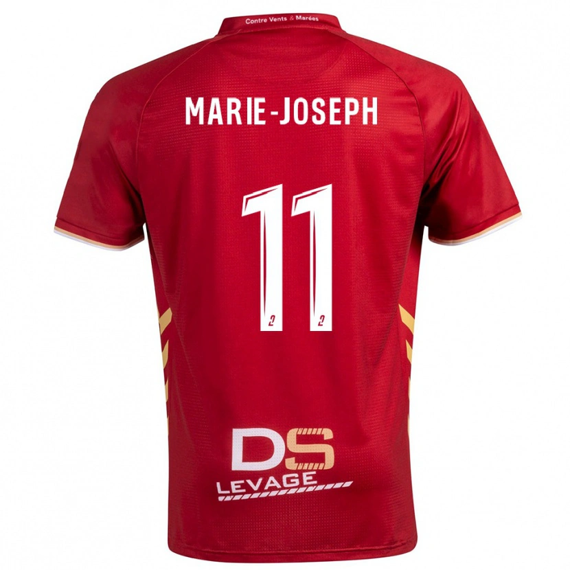 Danxen Herren Thomas Marie-Joseph #11 Burgunder Gold Auswärtstrikot Trikot 2025/26 T-Shirt