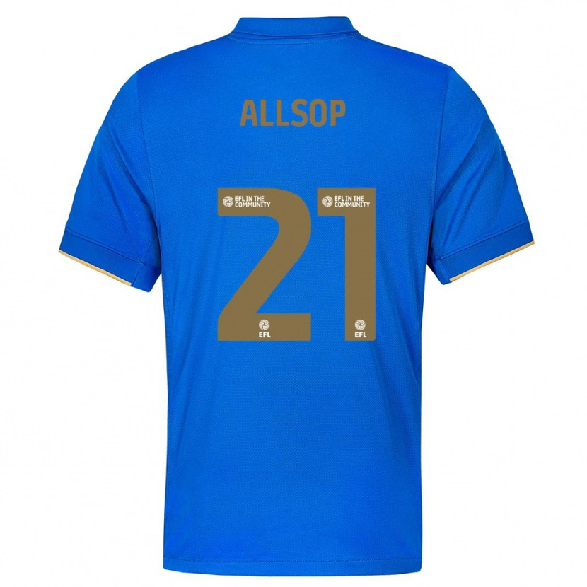 Danxen Damen Ryan Allsop #21 Blau Gold Heimtrikot Trikot 2025/26 T-Shirt
