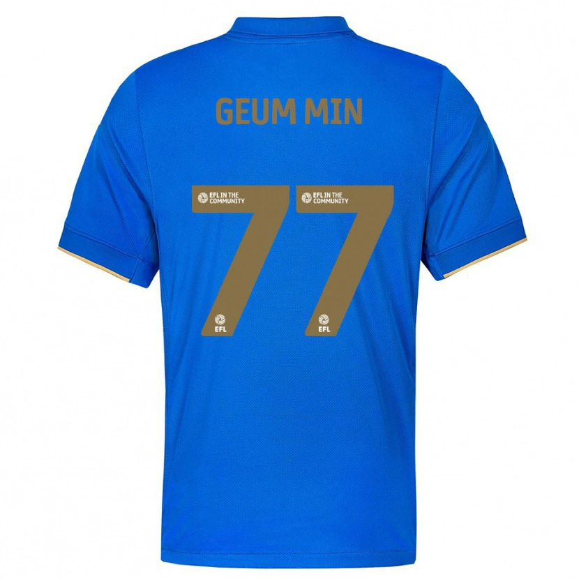 Danxen Damen Lee Geum-Min #77 Blau Gold Heimtrikot Trikot 2025/26 T-Shirt