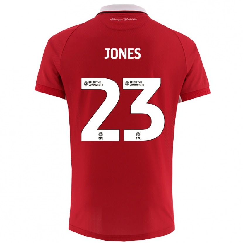 Danxen Damen Carrie Jones #23 Rot Weiß Heimtrikot Trikot 2025/26 T-Shirt