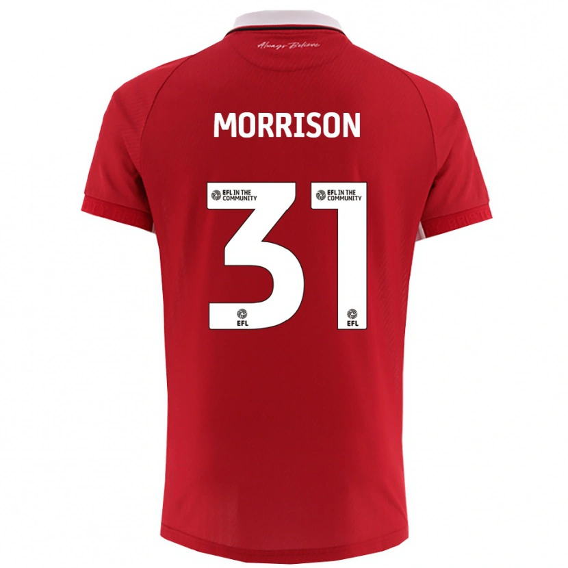 Danxen Damen Elijah Morrison #31 Rot Weiß Heimtrikot Trikot 2025/26 T-Shirt
