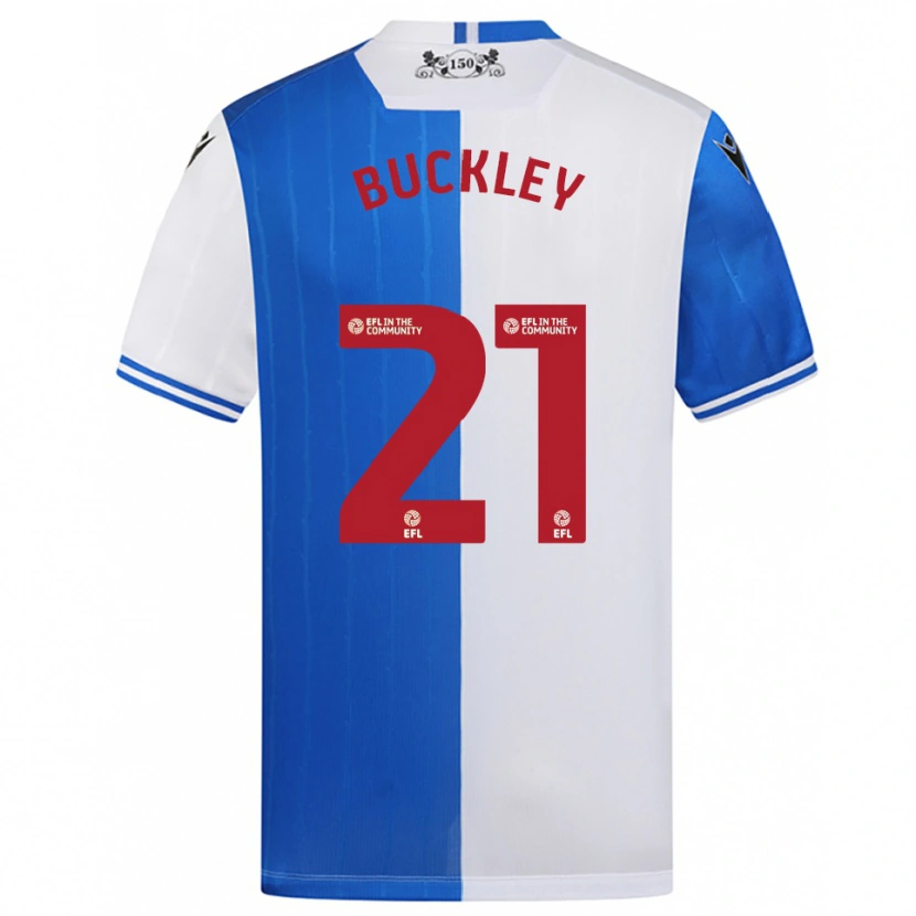Danxen Damen John Buckley #21 Blau Weiß Heimtrikot Trikot 2025/26 T-Shirt