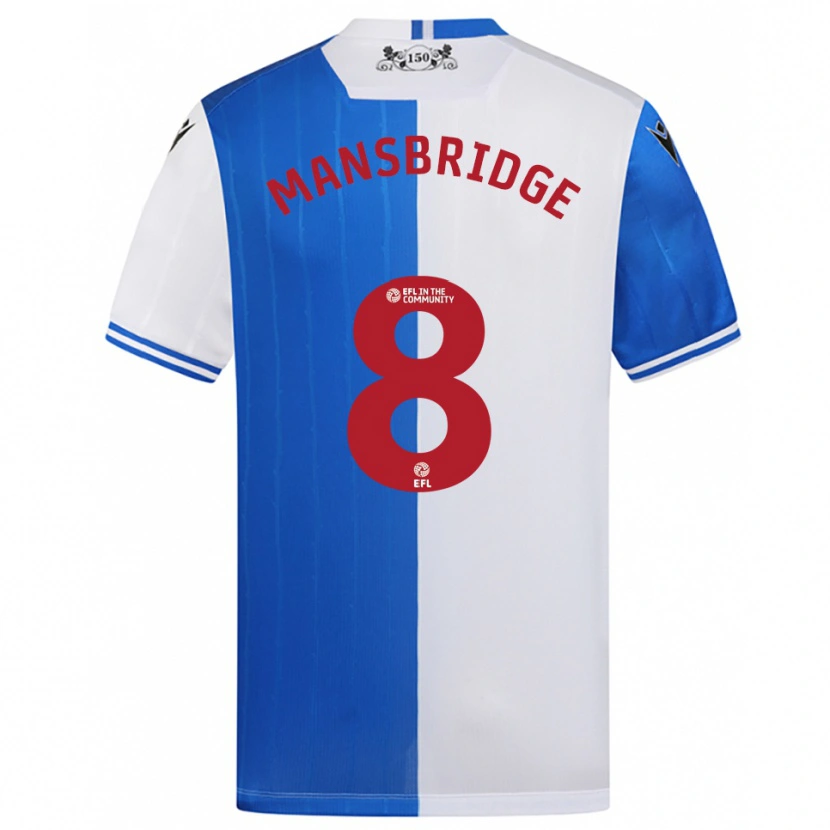 Danxen Damen Tyler Mansbridge #8 Blau Weiß Heimtrikot Trikot 2025/26 T-Shirt