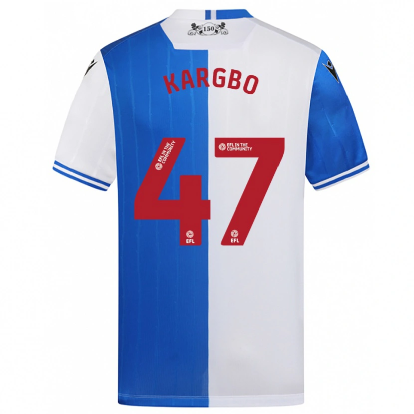 Danxen Damen Augustus Kargbo #47 Blau Weiß Heimtrikot Trikot 2025/26 T-Shirt