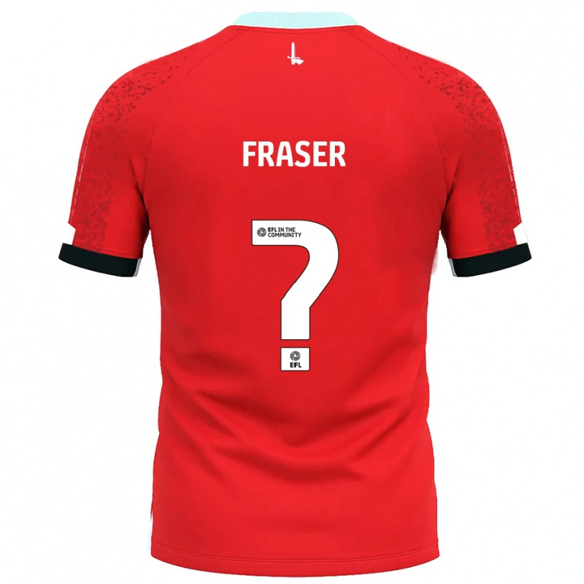 Danxen Damen Scott Fraser #0 Rot Weiß Heimtrikot Trikot 2025/26 T-Shirt