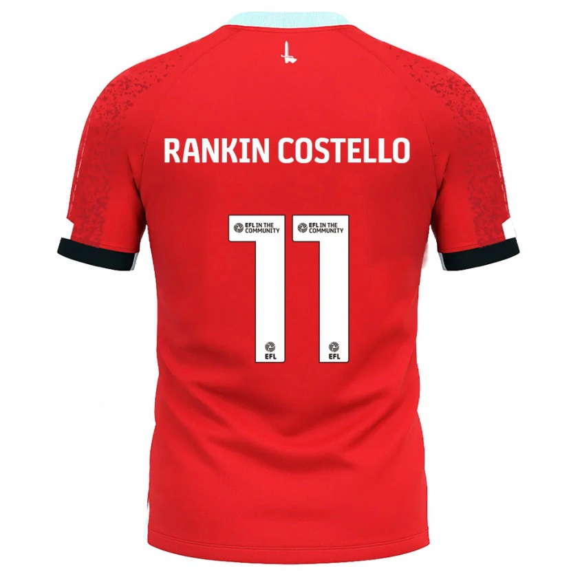 Danxen Damen Joe Rankin-Costello #11 Rot Weiß Heimtrikot Trikot 2025/26 T-Shirt
