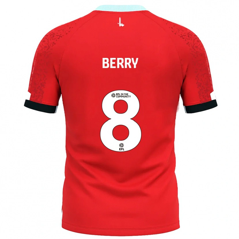 Danxen Damen Luke Berry #8 Rot Weiß Heimtrikot Trikot 2025/26 T-Shirt