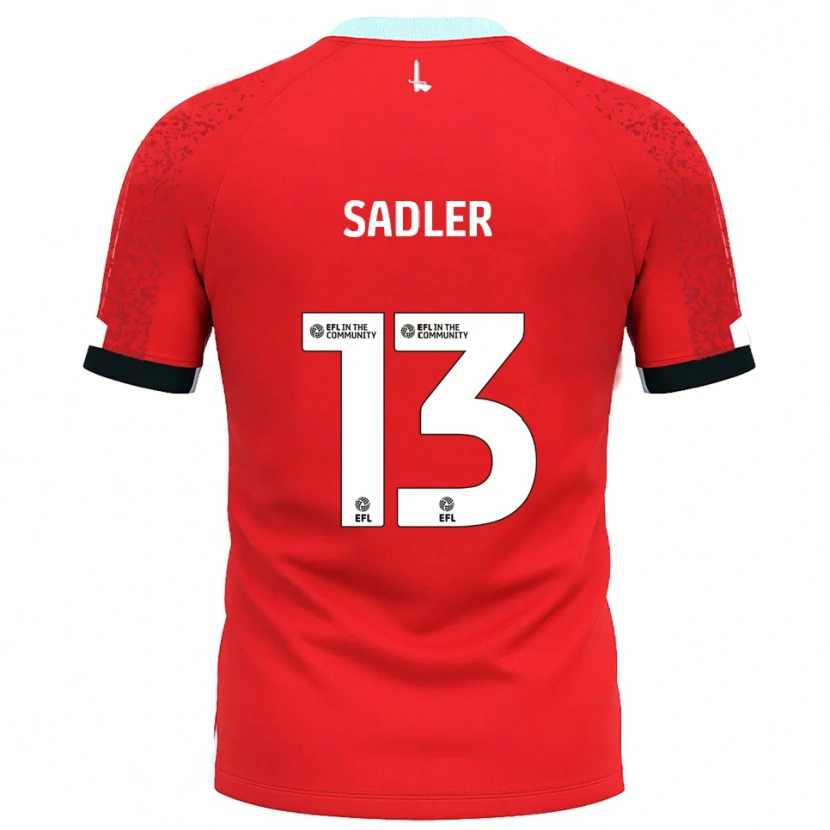 Danxen Damen Jude Sadler #13 Rot Weiß Heimtrikot Trikot 2025/26 T-Shirt