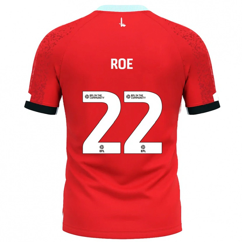 Danxen Damen Bethan Roe #22 Rot Weiß Heimtrikot Trikot 2025/26 T-Shirt