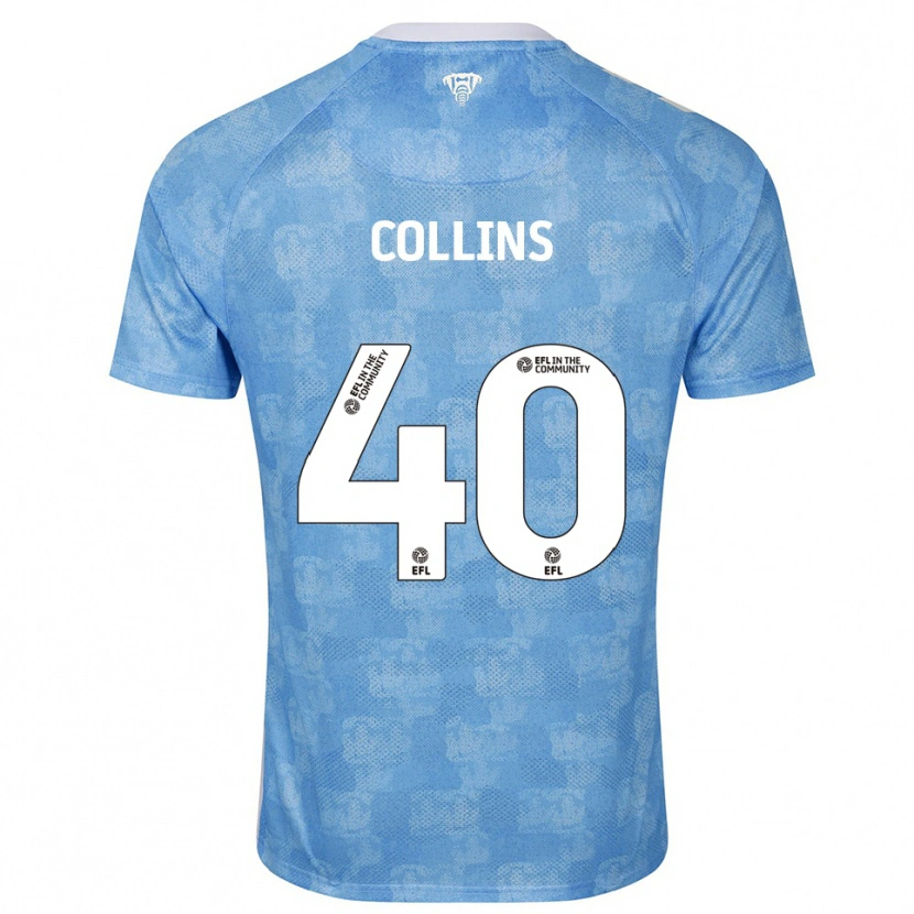 Danxen Damen Brad Collins #40 Himmelblau Weiß Heimtrikot Trikot 2025/26 T-Shirt