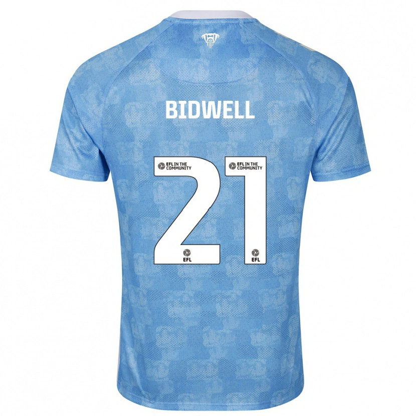 Danxen Damen Jake Bidwell #21 Himmelblau Weiß Heimtrikot Trikot 2025/26 T-Shirt