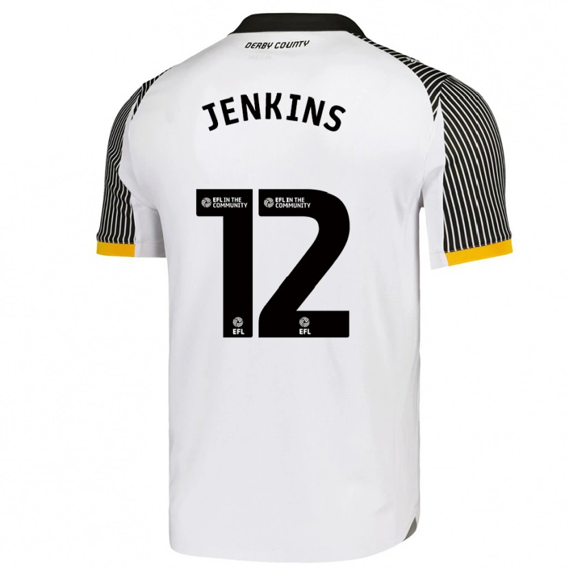 Danxen Damen Camille Jenkins #12 Weiß Schwarz Heimtrikot Trikot 2025/26 T-Shirt