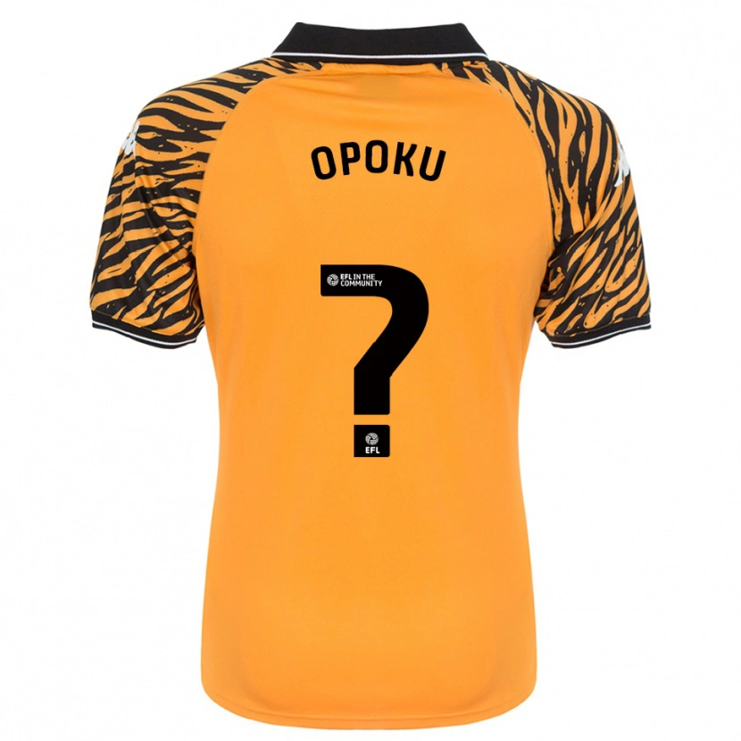 Danxen Damen Sam Opoku #0 Orange Schwarz Heimtrikot Trikot 2025/26 T-Shirt