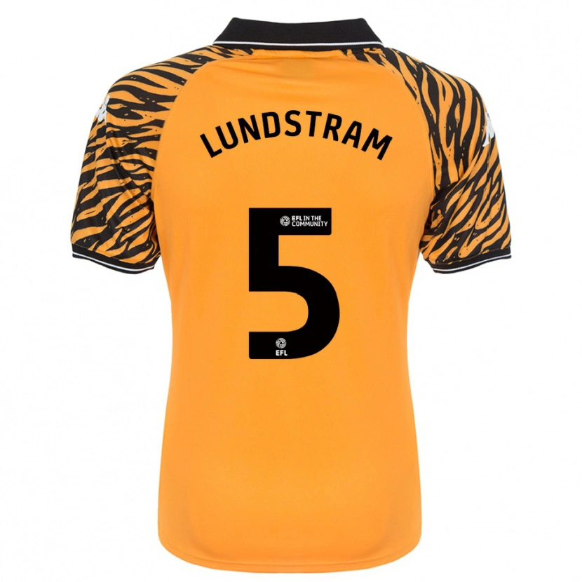 Danxen Damen John Lundstram #5 Orange Schwarz Heimtrikot Trikot 2025/26 T-Shirt
