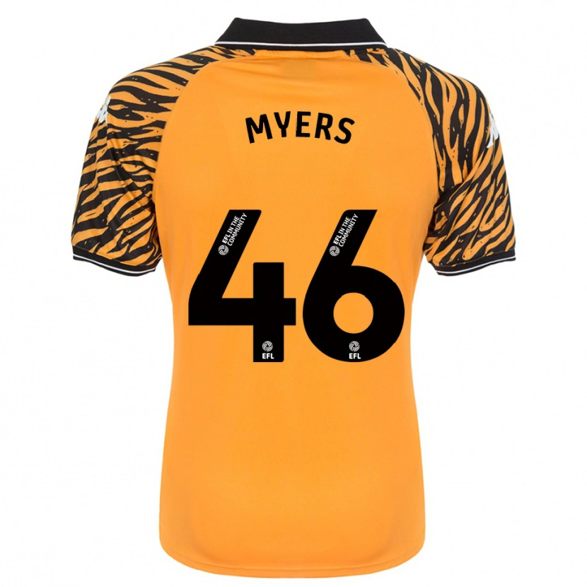 Danxen Damen Zane Myers #46 Orange Schwarz Heimtrikot Trikot 2025/26 T-Shirt