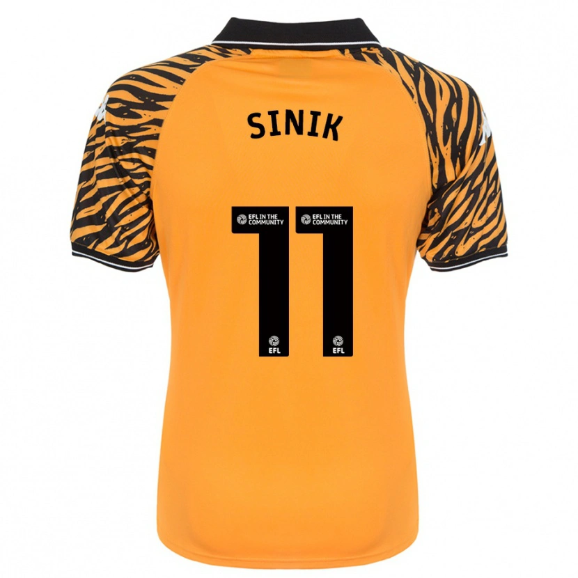 Danxen Damen Doğukan Sinik #11 Orange Schwarz Heimtrikot Trikot 2025/26 T-Shirt