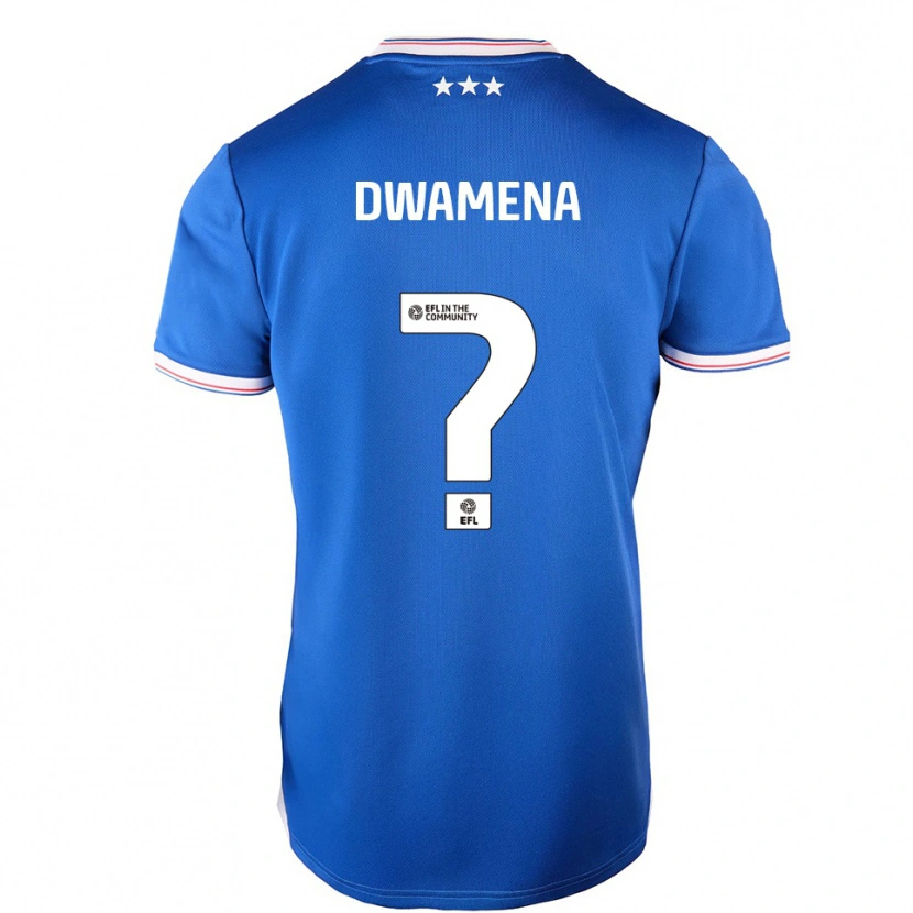 Danxen Damen Nick Nkansa-Dwamena #0 Blau Weiß Heimtrikot Trikot 2025/26 T-Shirt