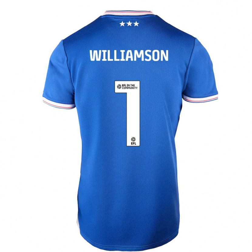 Danxen Damen Woody Williamson #1 Blau Weiß Heimtrikot Trikot 2025/26 T-Shirt