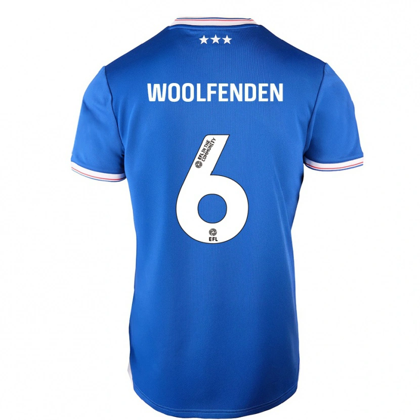 Danxen Damen Luke Woolfenden #6 Blau Weiß Heimtrikot Trikot 2025/26 T-Shirt