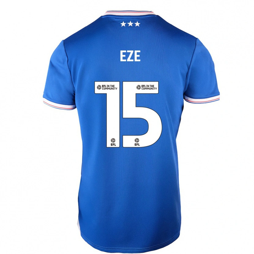 Danxen Damen Nelson Eze #15 Blau Weiß Heimtrikot Trikot 2025/26 T-Shirt