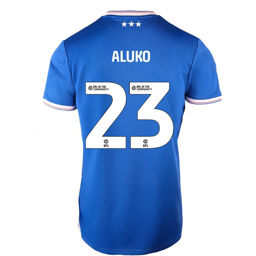 Danxen Damen Sone Aluko #23 Blau Weiß Heimtrikot Trikot 2025/26 T-Shirt