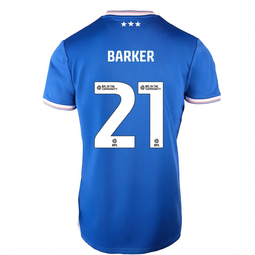 Danxen Damen Maisy Barker #21 Blau Weiß Heimtrikot Trikot 2025/26 T-Shirt