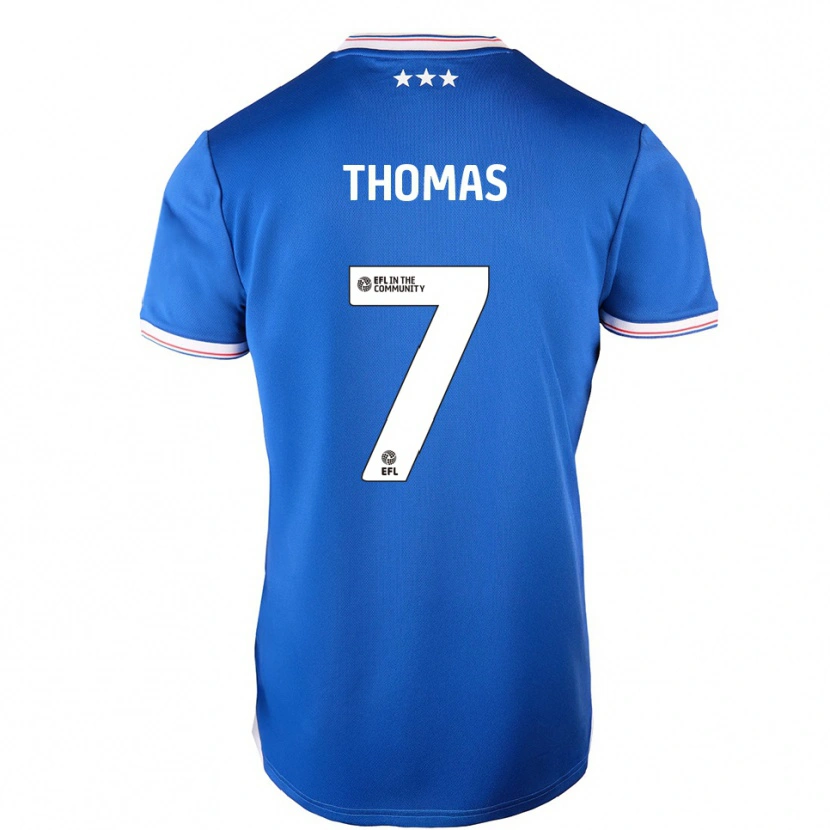 Danxen Damen Natasha Thomas #7 Blau Weiß Heimtrikot Trikot 2025/26 T-Shirt