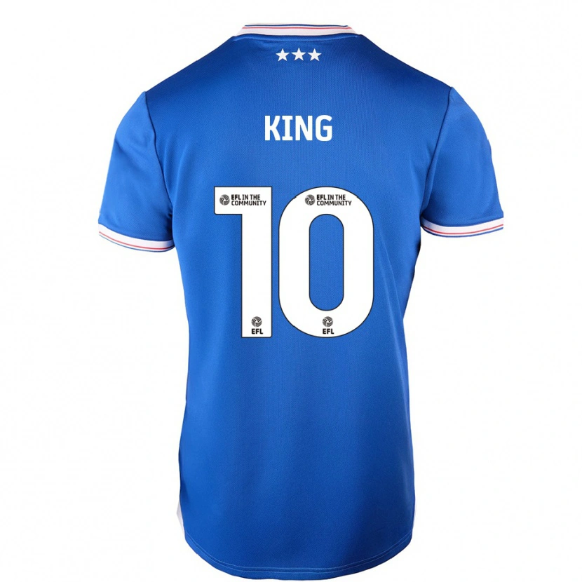 Danxen Damen Eloise King #10 Blau Weiß Heimtrikot Trikot 2025/26 T-Shirt
