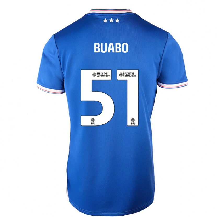 Danxen Damen Gerrard Buabo #51 Blau Weiß Heimtrikot Trikot 2025/26 T-Shirt
