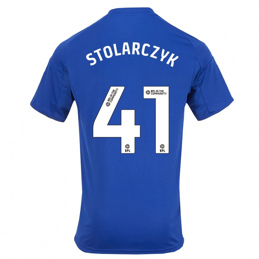 Danxen Damen Jakub Stolarczyk #41 Blau Gold Heimtrikot Trikot 2025/26 T-Shirt