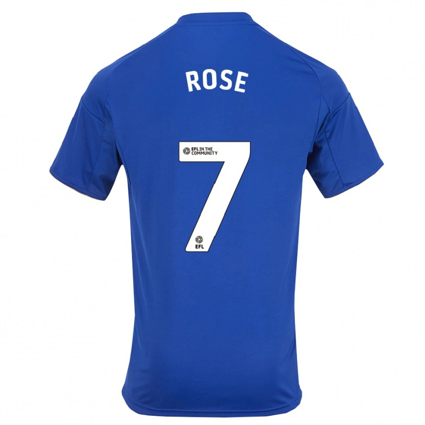 Danxen Damen Deanne Rose #7 Blau Gold Heimtrikot Trikot 2025/26 T-Shirt