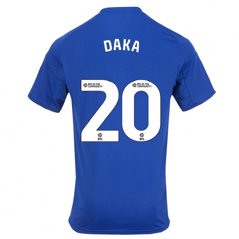 Danxen Damen Patson Daka #20 Blau Gold Heimtrikot Trikot 2025/26 T-Shirt