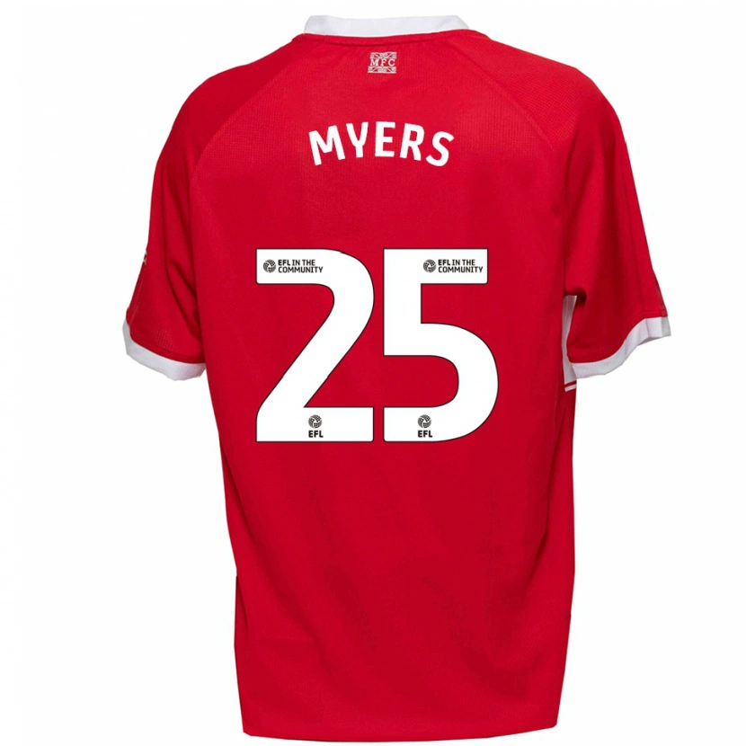 Danxen Damen Maddie Myers #25 Rot Weiß Heimtrikot Trikot 2025/26 T-Shirt