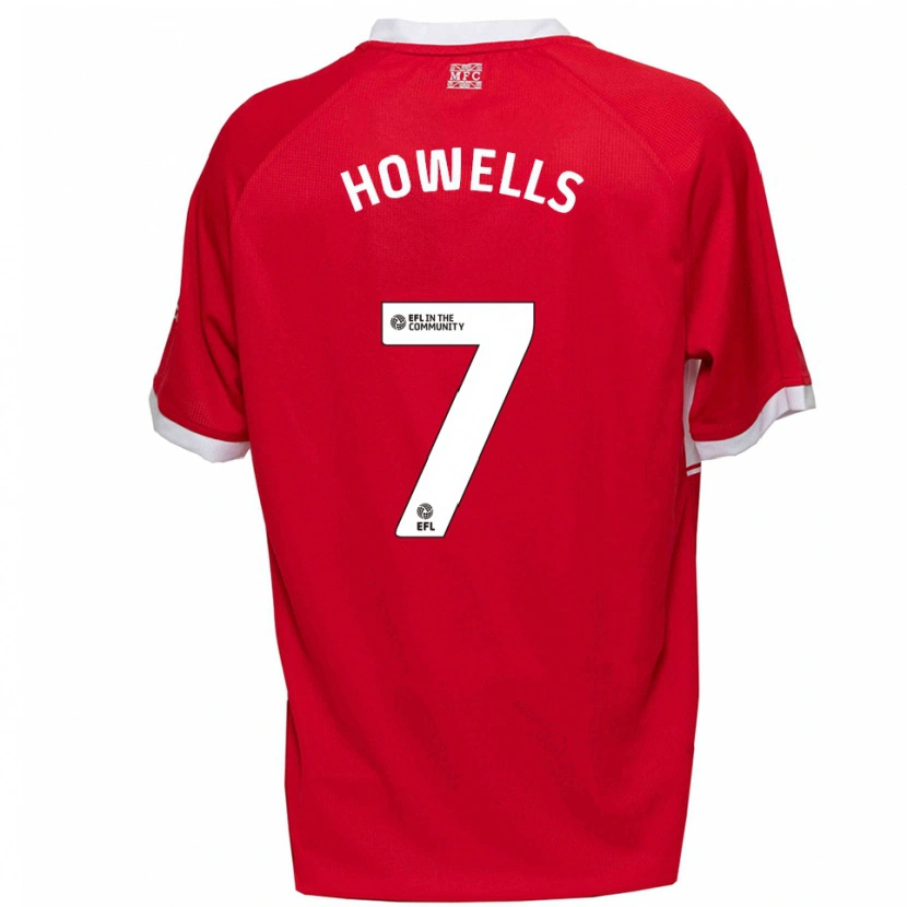 Danxen Damen Max Howells #7 Rot Weiß Heimtrikot Trikot 2025/26 T-Shirt