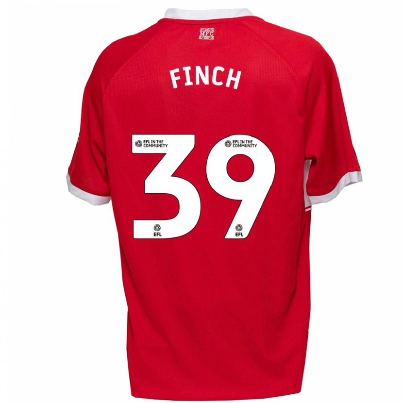 Danxen Damen Sonny Finch #39 Rot Weiß Heimtrikot Trikot 2025/26 T-Shirt